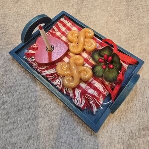 American Girl Doll Kirsten Saint Lucia Tray, Pleasant Company, Rare